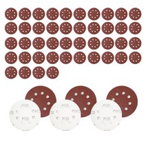 ZIO-BIZ 원형사포 120방 50장세트 125mm X 125mm / 원형 사포 샌딩페이퍼 샌드페이퍼 샌딩사포 연마지 목공사포 목공용사포 종이사포 전동드릴사포 드릴사포 드릴용사포, 1개