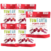 야미얼스 유기농 막대사탕 패밀리팩, 349g, 5개