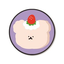 그립톡 고미 스마트톡 체리 폰거치대 곰돌이 핸드폰거치대, 블랙바디, A