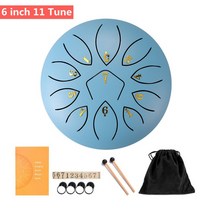 6inch Steel Tongue Drum Set Mini Hand Pan ith Drumstick Carrying Bag Percussion Musical Instruments, 09 6 inch 11 Tune