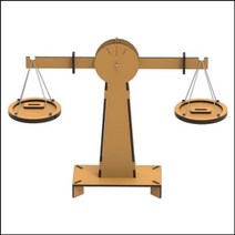 몰EX_수평저울만들기 만들기 나무 DIY만들기 과학장난감 학습교구_+/Edldp/+, [(본상품)]