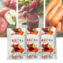 친환경재료로 만든 원물 그대로 ABC 해독주스, 110ml x 30개
