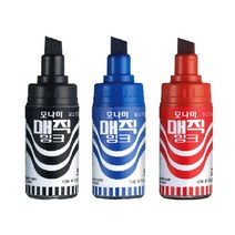 모나미 매직잉크 병매직 12개 색상선택, 블랙