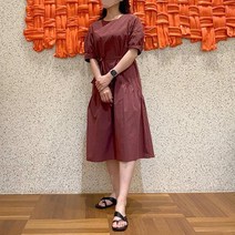 [꼼빠니아] 여성 벨티드 플레어 가을 원피스 CACF8 WOP930