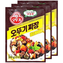 오뚜기 짜장 깊고 풍부한맛 과립형, 100g, 3개