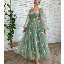 Fatapese-번성하는 초원 요정 웨딩 드레스 우아한 v넥 라인 자수 원단 꽃과 나비로 덮여 있음, 02 As Pic CPS2018_05 10