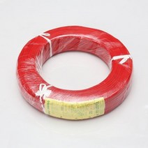 천지몰 대창전선 UL 1015 16번 600V 105도 적색 1.25SQ 1롤, 1개