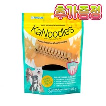 포켄스 카누들 잇몸플러스 170g + 추가증정 강아지 덴탈껌 치석제거, 잇몸플러스M 170g + 카누들S 2개입 5개