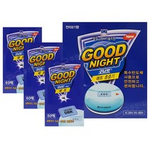 킬파프 전자모기향 굿나잇 홈매트 훈증기+교체용 리필180매, 킬파프 전자모기향 굿나잇훈증기+교체용 리필180매