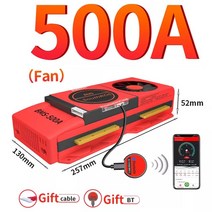 대용량 보조배터리 파워뱅크 스마트 BMS 4s Lifepo4 블루투스 Lipo 4S ~ 24S 80A 250A USB UART 태양광 시스템 저장 배터리, 187.Li-ion 16S 60V BT - 500A-F