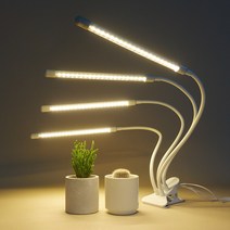 식물전파사 햇빛날개 LED 식물등 식물조명 생장 성장 재배 전구, 4윙 (어댑터 기본포함)