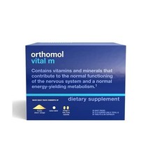 오쏘몰 남성 멀티 비타민 바이탈 M 파우더 30일분, 30 Count (Pack of 1), Powder