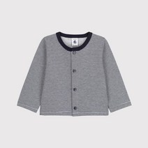 PETIT BATEAU [빠른배송] 베이비 스트라이프 저지 버튼 가디건