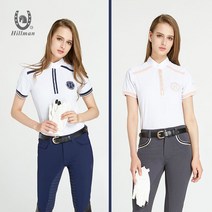 승마복 승마 의류 상의 경기복 여성 반팔티 티셔츠 민소매, 화이트-나시, L