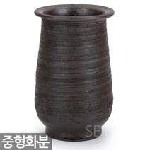 중형 호리병 화분 - 국산 다육 다육이 선인장 화초 식물 도자기 분갈이 베란다 홈 가드닝 거실 책상 토분, 02_세인_해송옹기분(NO.02)