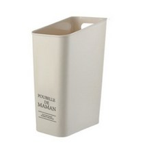 달팽이리빙 푸벨드마망 오픈 휴지통 15L, 베이지, 3개