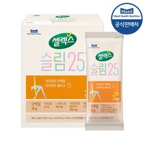 셀렉스 체중조절식 식이섬유 단백질 다이어트 쉐이크 슬림 25 단호박 1박스 36g 10포, 단품옵션