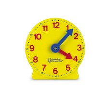 유아용 홈스쿨 시간학습용 소형 모형시계 숫자교구 학습교구 조카선물 분침배우기 두뇌개발