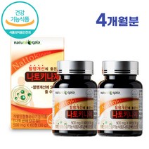 혈행개선 영양제 나토키나제 60정 낫또 알약 형태 낫또균 나토키나아제 나또 키나제 혈행 건강 개선, 4개월분 (60정 x 2)