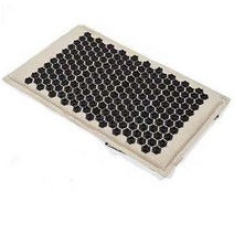 필라테스 요가매트 홈트 자연 린넨 코코넛 팜 마사지 요가 매트 스포츠 베개 매트 가방 로터스 스파이크 지압 매트 쿠션, 협동사, 화이트 블랙 매트