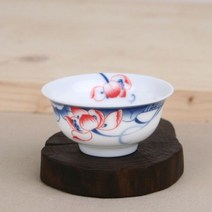 백자 홍연화문 찻잔 다기잔, twoable 본상품선택