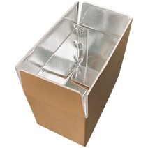 호일보냉상자 1호 2호 3호 4호 호일 입체 보온 보냉 박스 아이스크림, 3호(길이 360X 폭 195X 높이 250mm)