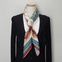 에샤르프 실크 사각 롱 스카프 SW-003