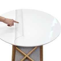HE 원형테이블투명매트 개별포장제품 두께2mm 3mm 지름70cm부터 130cm까지 식탁, 70cm