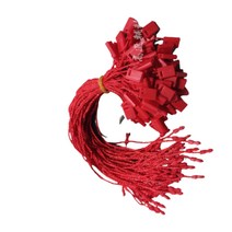 텍고리 상표끈 포장 의류 고리 1000개입 실고리 컬러 포장텍, 검정