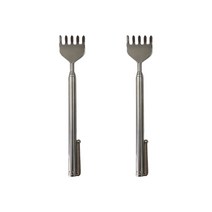 살림모아 스텐 휴대용 펜 효자손, 2개