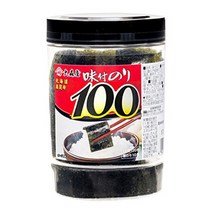 오모리야 조미김 일본 김 100장 10개 오오모리 노리, 1개, 오모리야 100장 김×10개