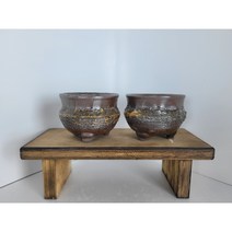 다육이화분 다육 미니 작은화분 옹기 수제 국산, 2.맹꽁이(중)