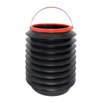 자동차 L용 접이식 물통 물통, 블랙, 설명, PP 폴리프로필렌, 1개