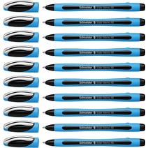 Schneider Slider Memo XB 볼펜 블랙 펜 10개 박스 (150201), 10 Count (Pack of 1), Black