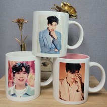 임영웅 포토머그컵 굿즈제작 기념일 생일선물 답례품, 디자인12, 블루