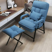 눕는의자 편한 1인용쇼파 책읽기좋은 침대용 취침 의자 수유 안락 수면 누울수있는 체어, (단품) 블루