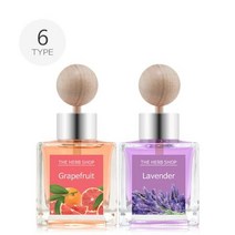 더허브샵 천연 카 자동차 방향제 디퓨져 50ml (6종), 향선택_오렌지라벤더 01959