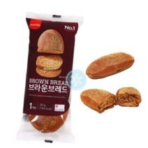 삼립 브라운 브레드 60g 20봉 아웃백 부시맨브레드, 20개