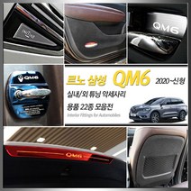 JSTAR 더뉴 QM6 전용몰딩 실내 실외 튜닝 키홀더 도어커버 휠캡 악세사리 자동차 포인트 몰딩용품, 22_논슬립 아크릴 주차번호판/캔디