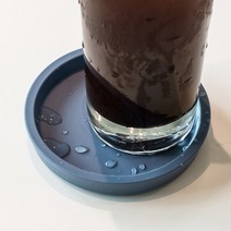 호쿠호니 실리콘컵받침대 무지 홀더 카페 캔 커피 예쁜 찻잔 코스타, 크라운 컵받침 헌터그린