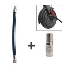 전동킥보드 부품 악세서리 밸브 어댑터 공기 펌프 Xiaomi M365 전기 스쿠터 용 확장 노즐 호스 모든 구리 액세서리, 없음