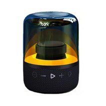 TV 외부스피커 사운드바 사운드코어 휴대용 방수 무선 블루투스 스피커 스테레오 ° 서라운드 서브 우퍼 사운드 박스 홈 시어터 노트북 용 사운드 바, 블랙 스피커