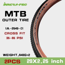 로드 MTB 자전거 타이어 튜브 INNOVA 산악 자전거 타이어 26x2.0/29x2.1/27.5x2.25 인치 안티 펑크 타이어 도로 스노우 자전거 타이어 700 * 25C 초경량 사이클 타이어, 15 2pc MTB 29x2.25