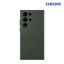 삼성 정품 갤럭시 S23울트라 레더 케이스 EF-VS918 N, 그린