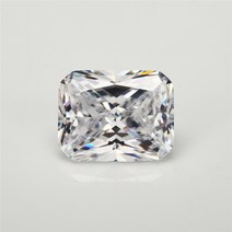 도금 쥬얼리 14k 18k 비가열 9.90 Cts 내추럴 채광 10mm x 12mm 스리랜카 화이트 사파이어 직사각형 컷 VVS 보석