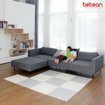 베베앙 [BEBEAN 베베앙]충격완화 심플스 플레이매트 30x30x1cm (셀프시공), 오크화이트(6장)
