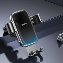 자동차 에어 벤트/CD 슬롯 마운트 휴대폰 홀더 중력, 7 Air Vent BLACK