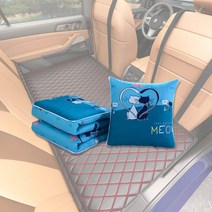 자동차 비충전 뒷좌석 접이식 침대 세단 SUV 뒷좌석 침대 매트리스 여행용 매트리스 차량용 잠자기 차내, 쁘띠이불 (침대없음)