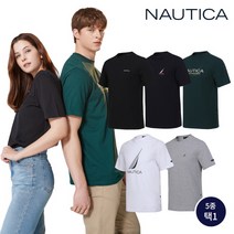 노티카 NAUTICA NEW 노티카 클래식 로고 반팔티셔츠 5컬러 택1