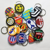 인쇄연구소 스트랩 해외 챔피언스리그 축구팀 자수 키링 자동차 열쇠고리 스마트키홀더, 유벤투스